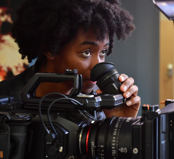 Towson University film student